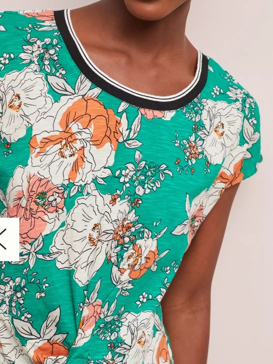 Anthropologie Tops - Anthropologie Yardley Green Floral Top small